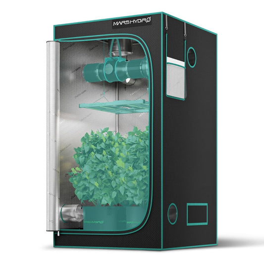 Mars Hydro Growzelt 100x100x180 cm - 1680D Oxford Growbox - Professionelle Indoor-Zelt