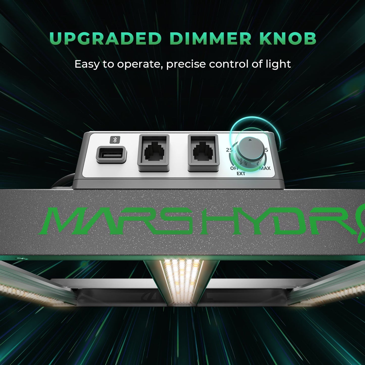 Mars Hydro FCE1500 LED Grow Lampe - 150W Quantum Bar - Bridgelux Chips - Smart WiFi & Bluetooth