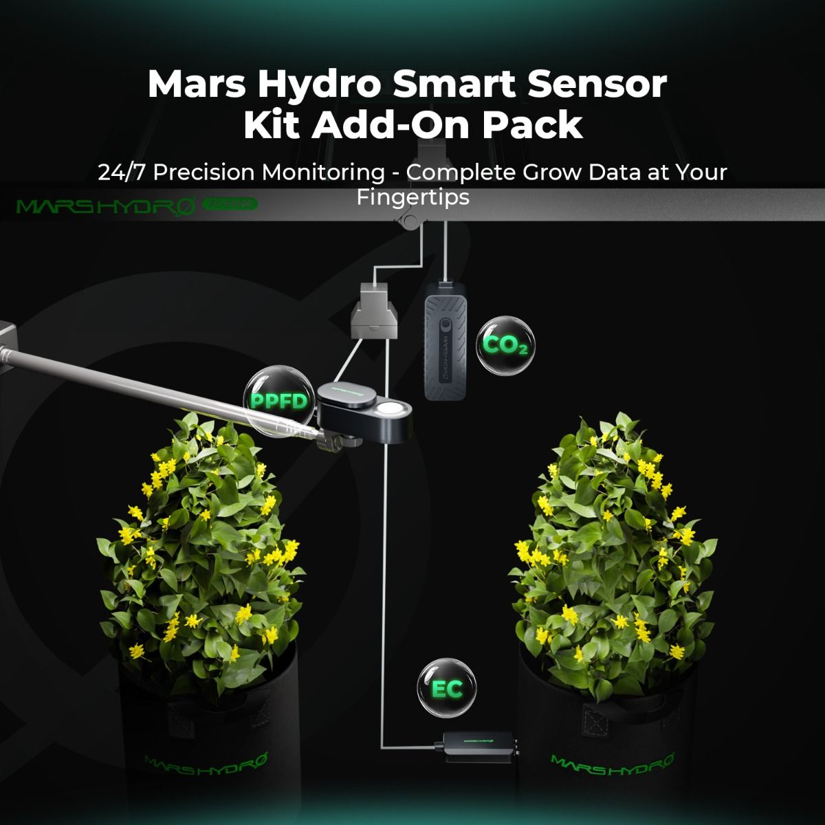 Mars Hydro iControl Ultimate Set - Smart Grow Controller inkl. CO2-, PAR- & Boden-Sensoren