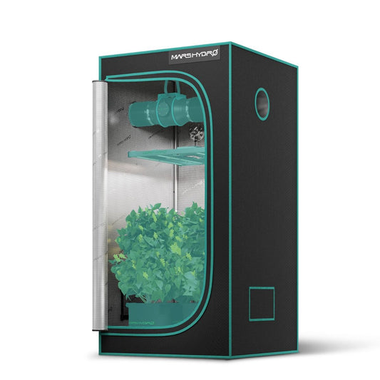 Mars Hydro Growzelt 80x80x160 cm - 1680D Oxford Growbox - Professionelles Indoor-Zelt