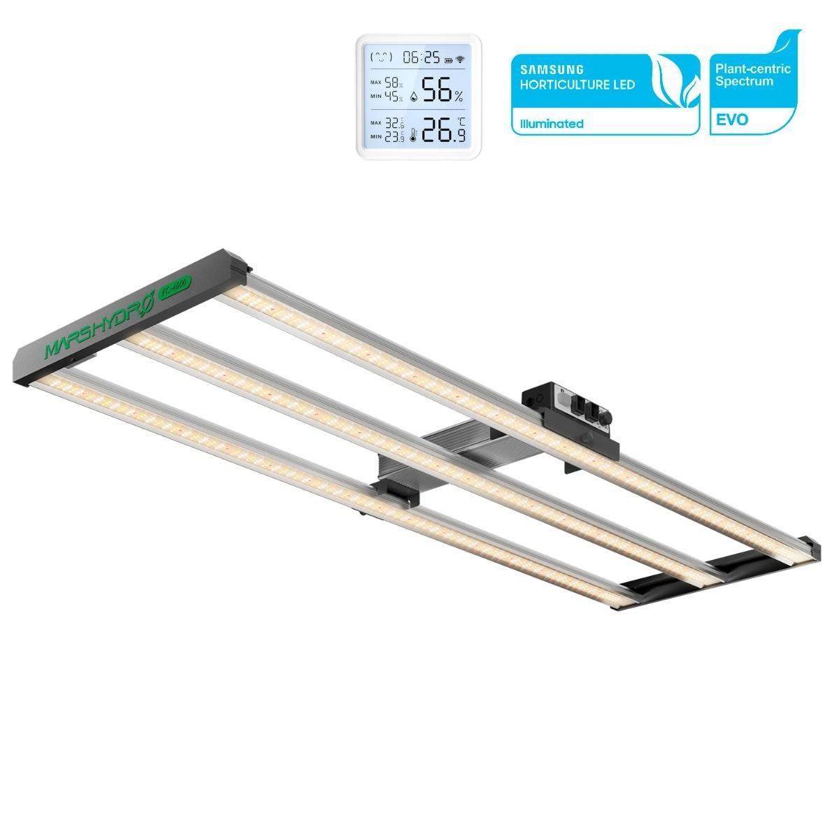 Mars Hydro FC4000 LED Grow Lampe - 320W Quantum Bar - Samsung LM301H EVO - Smart WiFi & Bluetooth