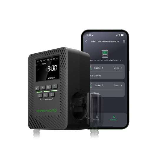 Mars Hydro iTime Smart Timer – Intelligente Doppelsteckdose mit App-Steuerung