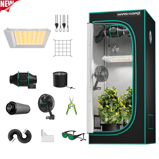 Mars Hydro TS600 Smart Growzelt Komplett-Set – Ideal für Einsteiger & kleine Räume