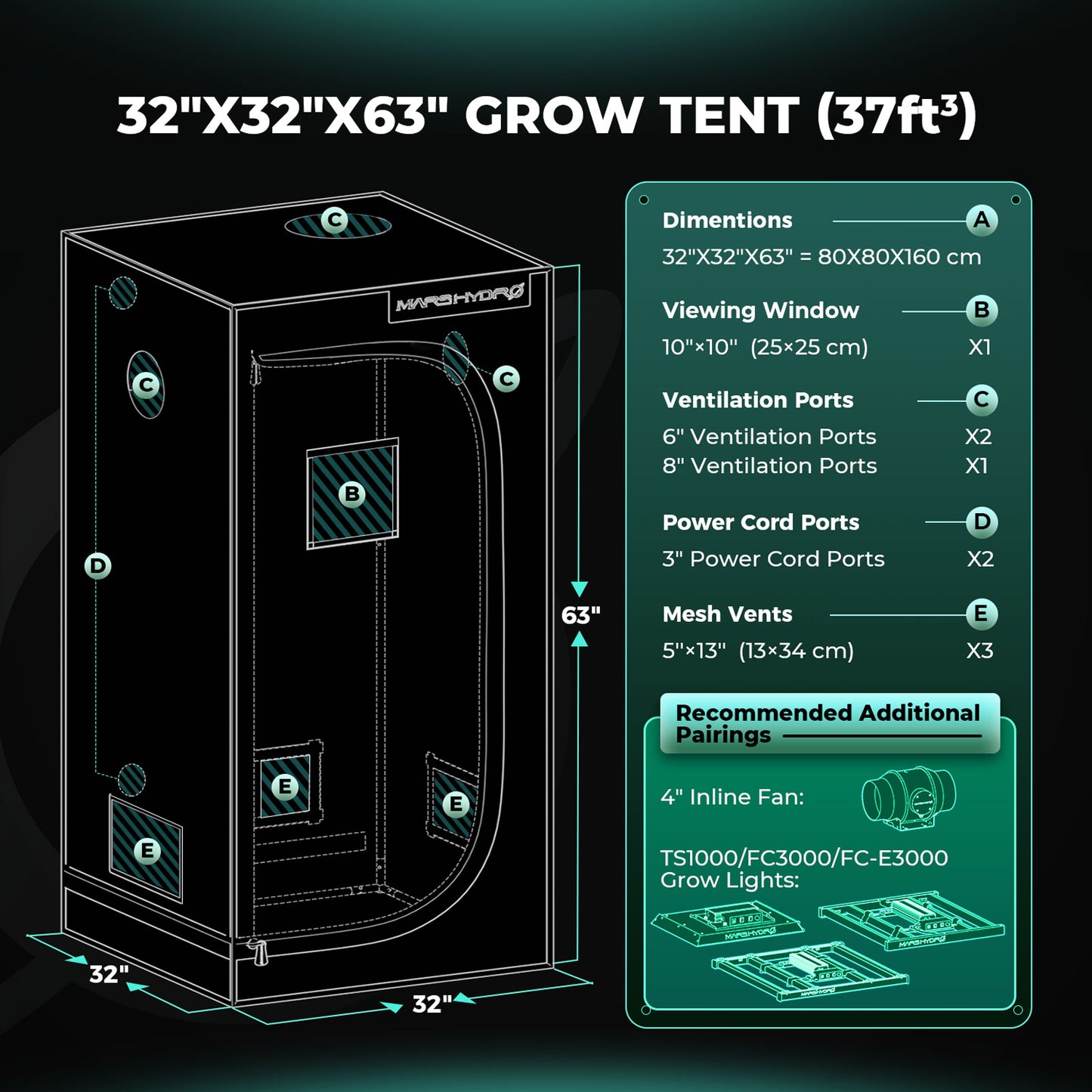 Mars Hydro TS1000 Smart Growzelt Komplett-Set – Der Bestseller für maximale Effizienz