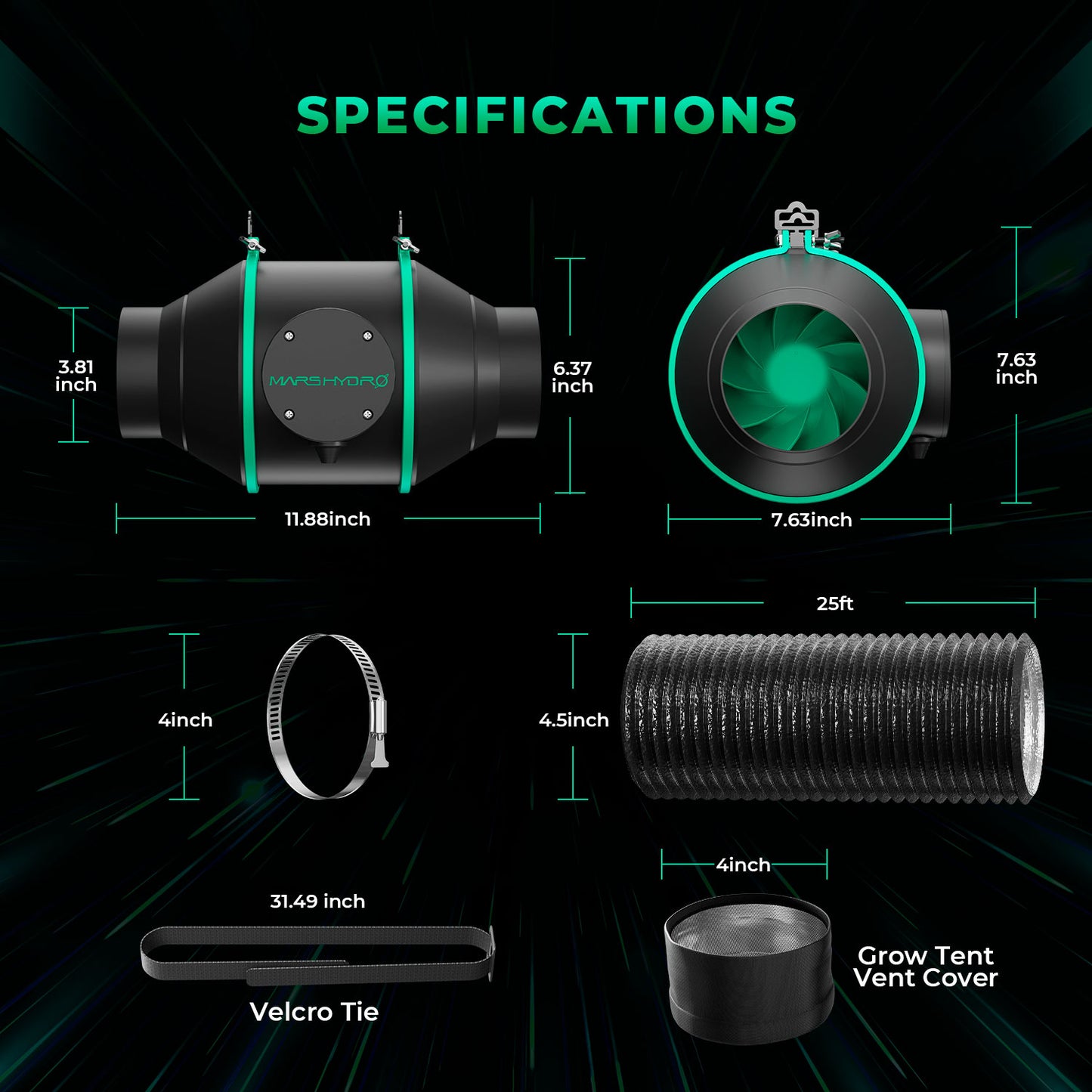 Mars Hydro TS1000 Smart Growzelt Komplett-Set – Der Bestseller für maximale Effizienz