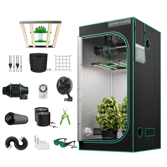 Mars Hydro FC-E3000 Smart Growzelt Set – Professionelle Bar-LED Performance