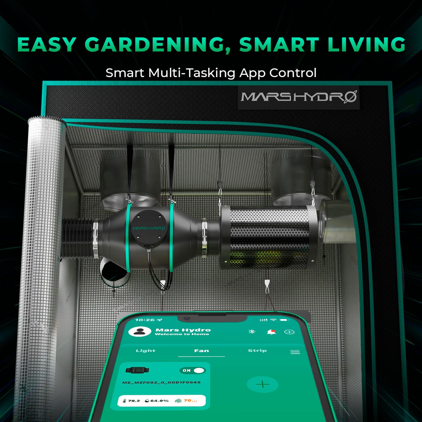 Mars Hydro FC-4800 Samsung EVO Komplett-Set – Die ultimative 120x120cm Grow-Lösung