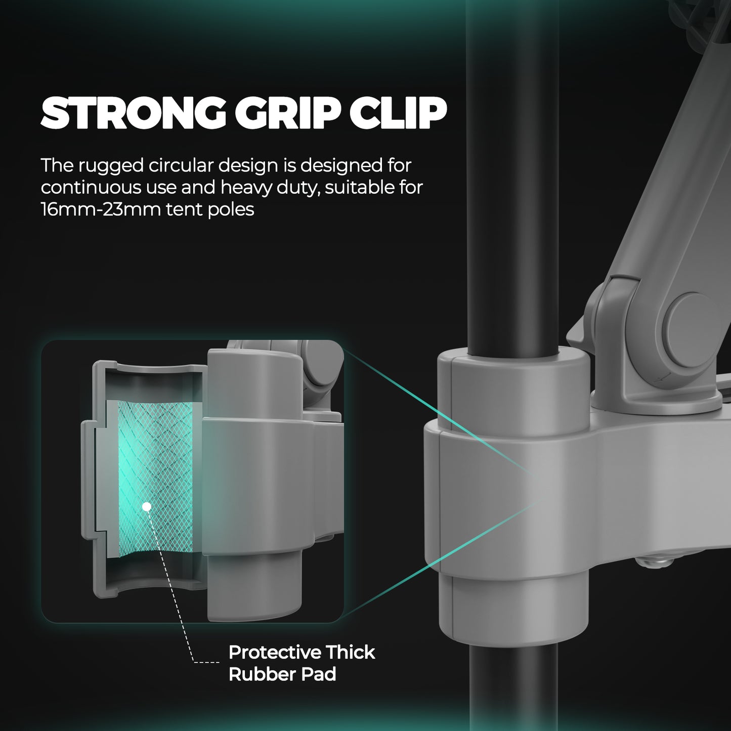 Mars Hydro 6-Zoll Clip-Ventilator – Smarte Zirkulation & Automatische Oszillation