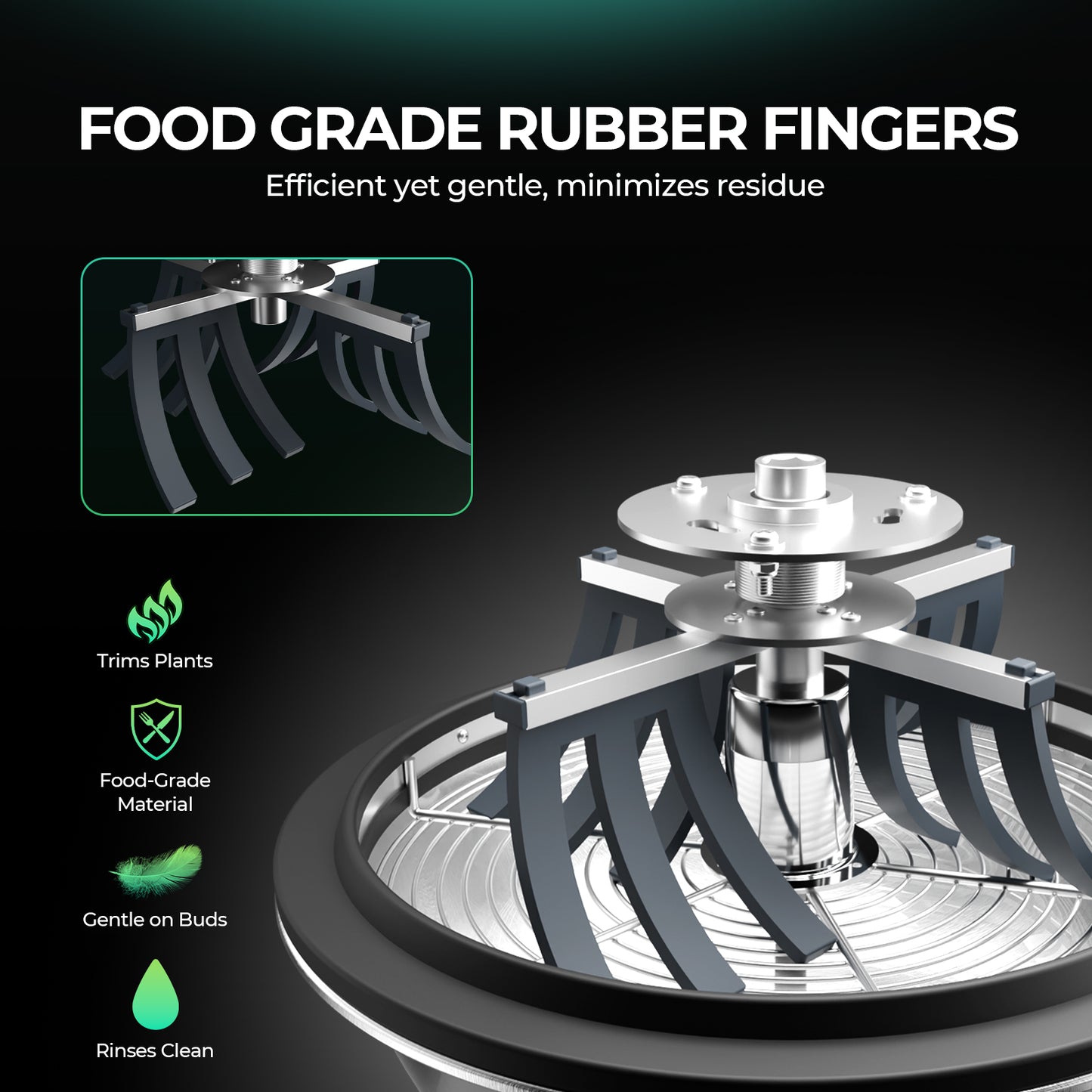 Mars Hydro 13-Zoll Bowl Trimmer – Effizientes Trimmen für Profi-Ergebnisse