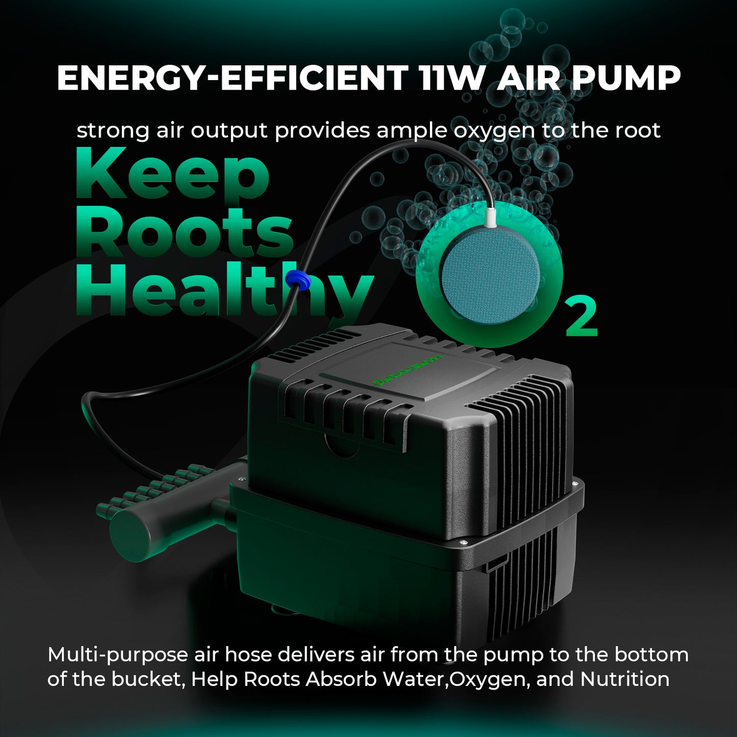 Mars Hydro DWC Hydroponik-System – 4er Set für maximales Wurzelwachstum