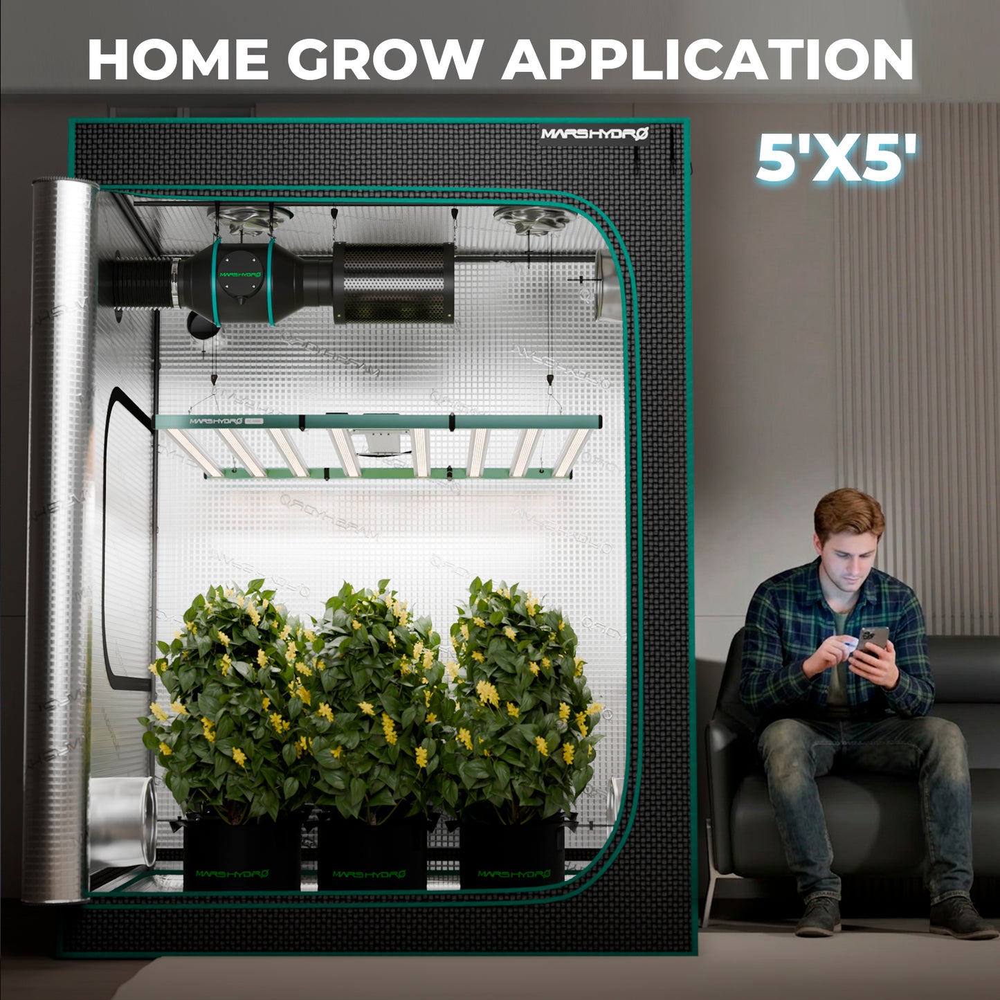LED MARS HYDRO FC1000W Bridgelux 3030 & OSRAM