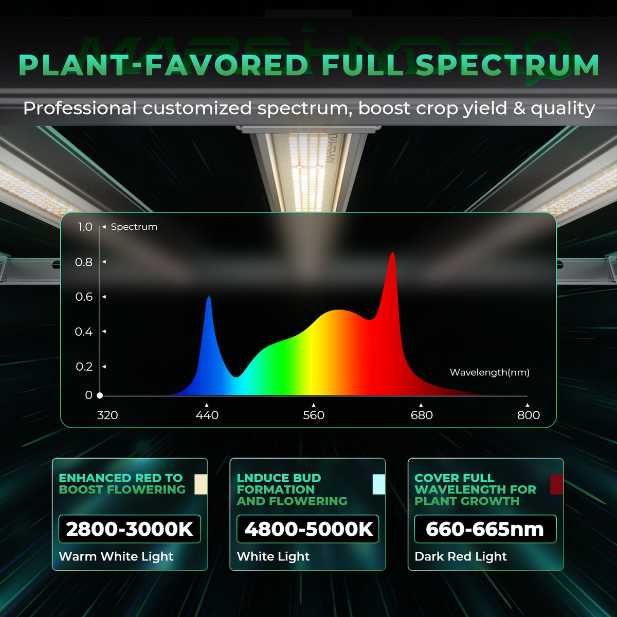 Mars Hydro FC-E6500 Complete Grow Tent Kits | 730W LED Grow Light + 150x150cm Indoor Tent + 6″ Ventilation System