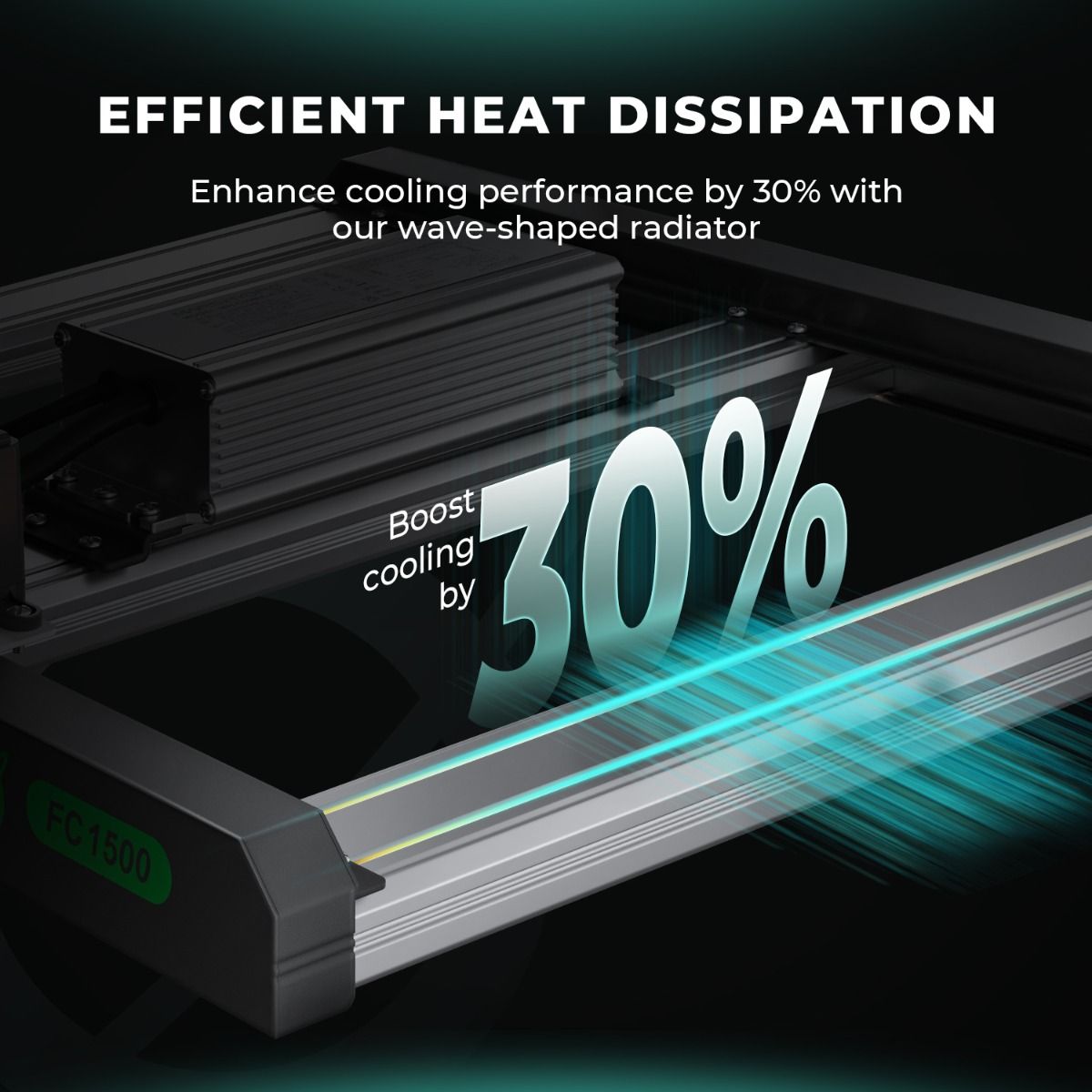 Mars Hydro FC1500 LED Grow Lampe - 150W Quantum Bar - Samsung LM301H EVO - Smart WiFi & Bluetooth