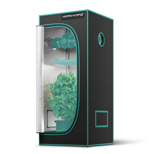 Mars Hydro Growzelt 60x60x140 cm - 1680D Oxford Growbox - Professionelles Indoor-Zelt