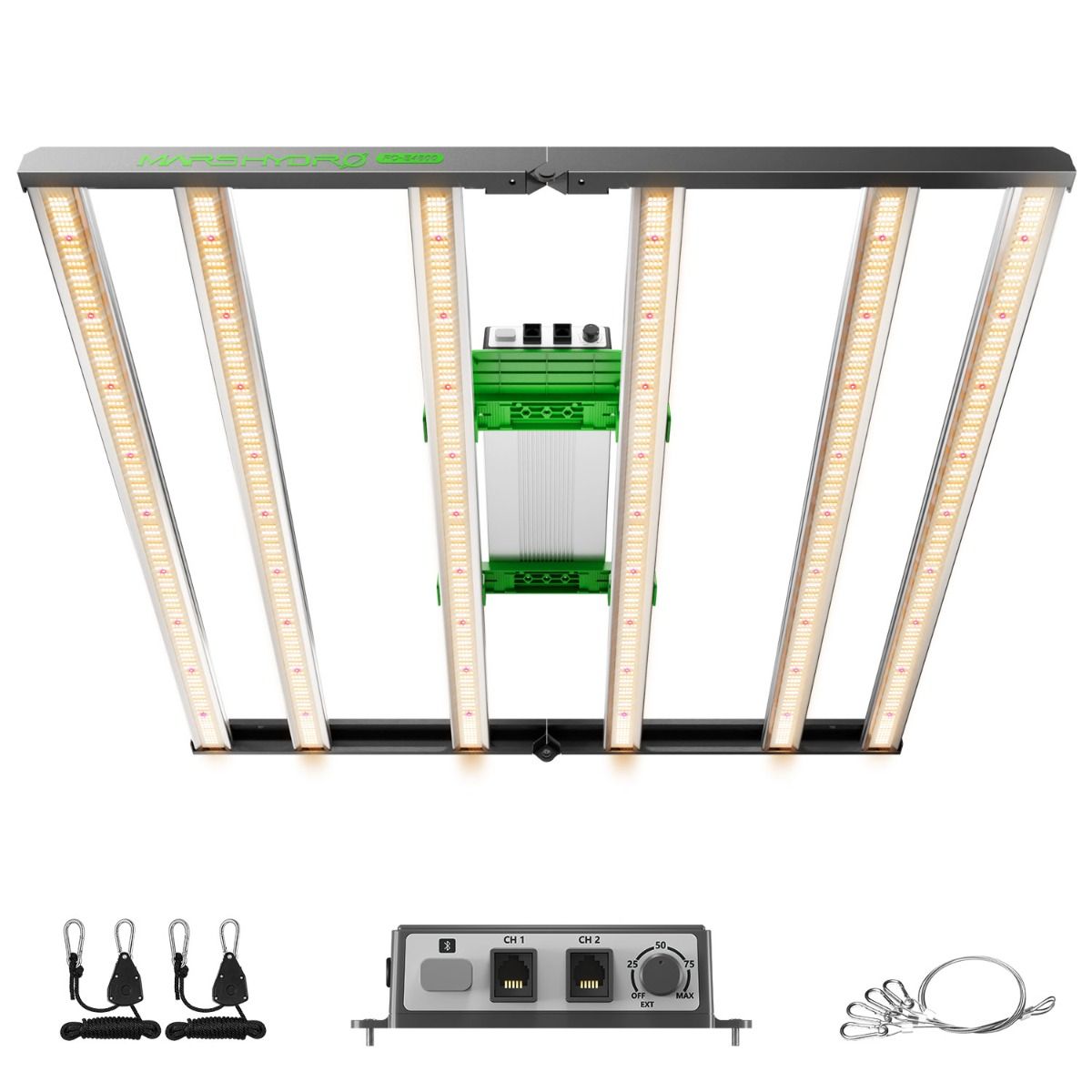 Mars Hydro FCE-4800 LED Grow Lampe 480W Quantum Bar Bridgelux Chips - Smart WiFi & Bluetooth
