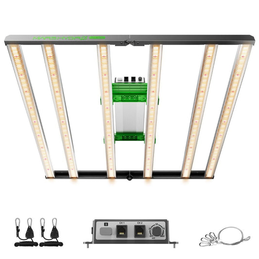 Mars Hydro FCE-4800 LED Grow Lampe 480W Quantum Bar Bridgelux Chips - Smart WiFi & Bluetooth